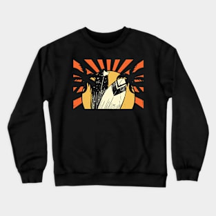 Surfing T Shirt For Women Men Crewneck Sweatshirt